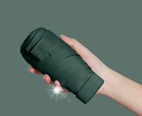 PARASOL MINI SKŁADANY MANUALNY PARASOLKA MAŁA KOMPAKTOWY KIESZONKOWY ETUI