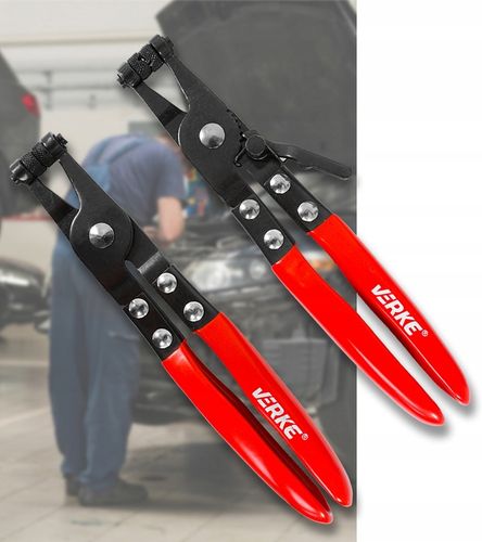 SZCZYPCE DO OPASEK ZACISKOWYCH ROZPRĘŻNYCH PROSTE ZESTAW SZCZYPIEC 2 na Arena.pl