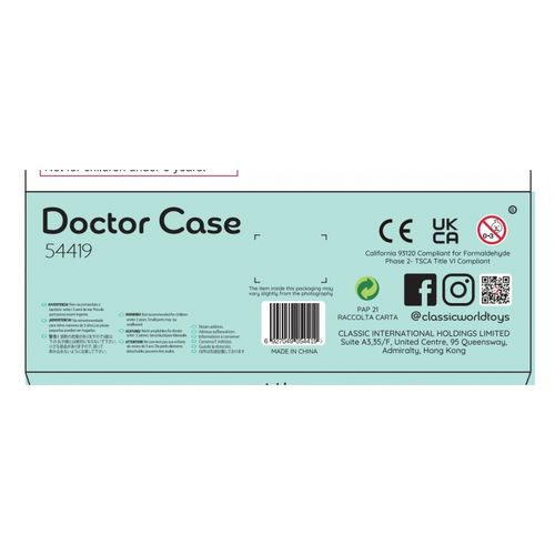 DLA DZIECI DREWNIANY ZESTAW   MAŁEGO DOKTORA AKCESORIA na Arena.pl
