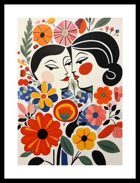 Plakat 25x35cm Kwiatowy Romans zdjęcie 3