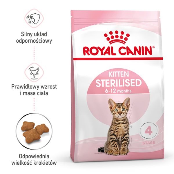 ROYAL CANIN Kitten Sterilised 400g zdjęcie 1