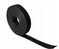 Rzep do kabli organizer taśma rzepowa czarna 2m