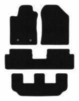 Dywaniki welurowe BASIC Toyota Corolla Verso II 2004-2009 czarne
