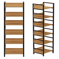 REGAŁ NA KSIĄŻKI SEGREGATORY WYSOKI SZAFKA LOFT METALOWA INDUSTRIALNY 175CM