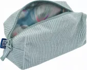 Piórnik szkolny MIĘTOWY Oxford Bloom saszetka bez wyposażenia