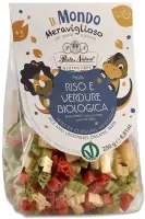 Makaron (ryŻowy TrÓjkolorowy) DLA Dzieci Dinozaury Bezglutenowy BIO 250 g