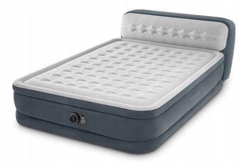 Materac Dmuchany Dwuosobowy Łóżko Pompka 230V Intex + Poduszka MODEL 2024 na Arena.pl