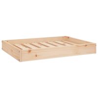 Legowisko dla psa, 71,5x54x9 cm, lite drewno sosnowe