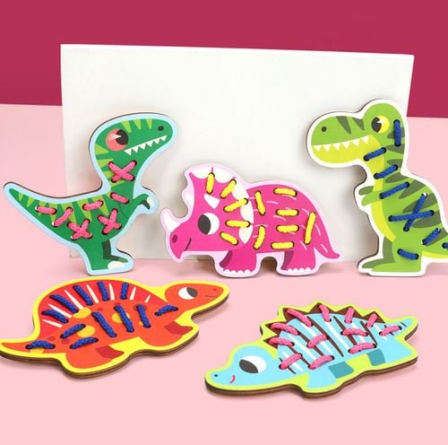 gra logiczna zręcznościowa przeplatanka dinozaury jhtoy-428 na Arena.pl