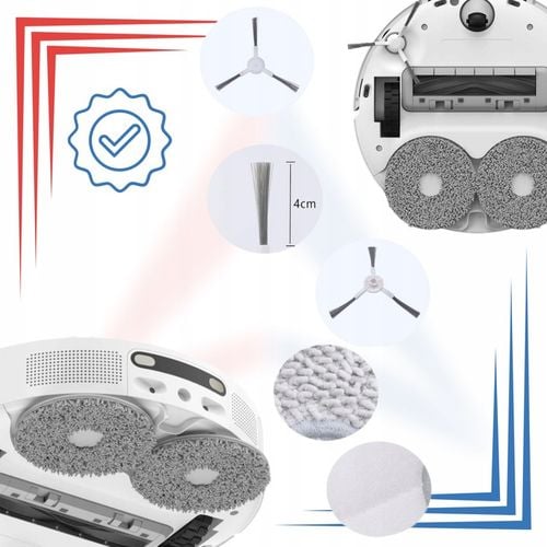 Zestaw do Xiaomi MI Robot Vacuum X10+ S10 Dreame L10 L10S zamienniki na Arena.pl