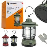 Lampa Akumulatorowa Latarnia Kempingowa LED USB-C