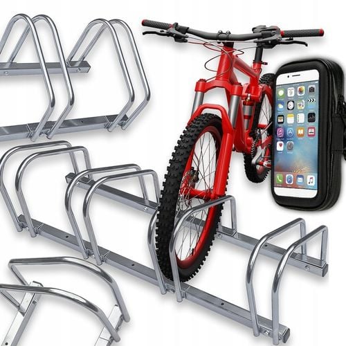 STOJAK NA 4 ROWERY PARKING ROWEROWY UCHWYT NA 4 STANOWISKA + UCHWYT GRATIS na Arena.pl