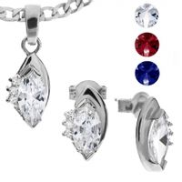 SREBRNY KOMPLET KOLOROWE KAMIENIE SREBRO PRÓBY 925