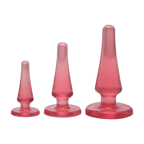 doc johnson crystal jellies anal initiation kit - zestaw 3 rozmiarow na Arena.pl