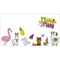 etykiety samoprzylepne wzór dziecięcy 85/45mm  20szt.