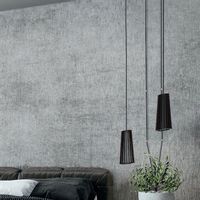 2-płomienna lampa ścienna Dover 9263 czarny kinkiet drewniany hol