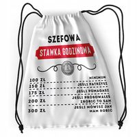 Plecak Dla Szefowej Sportowy Szkolny Worek Torba Z Nadrukiem Ze Zdjęciem