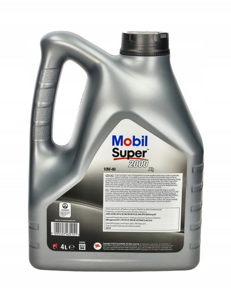 MOBIL SUPER 2000 X1 10W40 4L zdjęcie 13