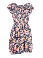 Sukienka damska letnia krótka hiszpanka kolorowe kwiaty M-L YOCLUB