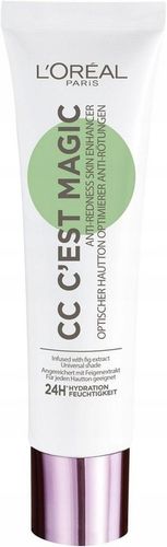 Fluid Do Twarzy CC Loreal Magic Anti Redness Krem CC Zielone Pigmenty 30 ml na Arena.pl