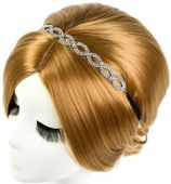 Opaska Do Włosów Srebrna Nieskończoność Elastyczna