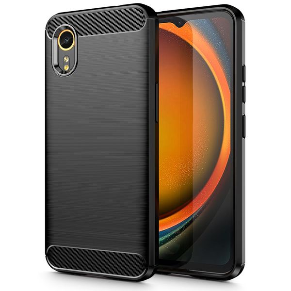 TECH-PROTECT TPUCARBON GALAXY XCOVER 7 BLACK zdjęcie 1