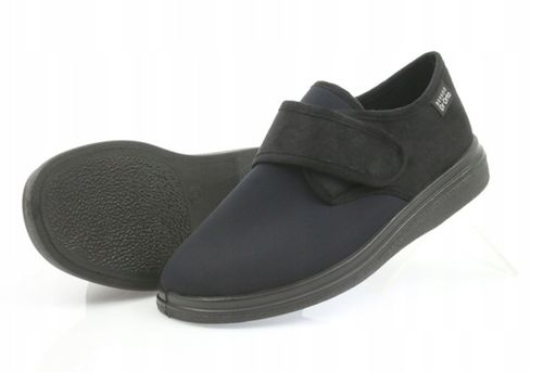 BUTY MIĘKKIE DLA SENIORA Z JONAMI SREBRA RZEP STOPA CUKRZYCOWA HALUKSY na Arena.pl