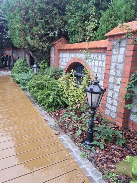 LAMPA ŻELIWNA STYLOWA OGRODOWA TARAS OŚWIETLENIE zdjęcie 8