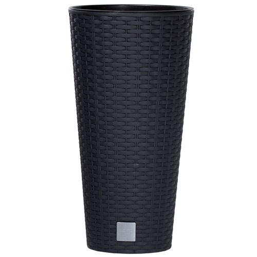 3 Donice Rattan Wysokie Okrągłe Antracyt 47 57 76cm na Arena.pl