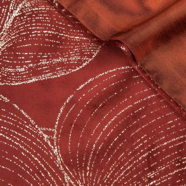 Bieżnik dekoracyjny/ szarfa BLINK-16 35x220 ceglany w duże liście zdjęcie 6