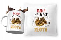 Zestaw Dla Mamy Poduszka + Kubek Prezent Z Nadrukiem Ze Zdjęciem