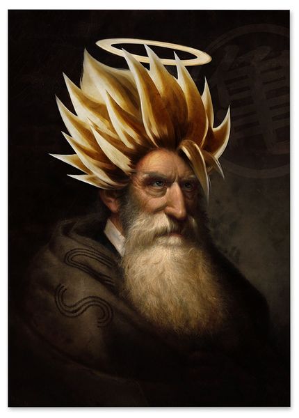 Plakat dragon ball super saiyan 50x70 cm zdjęcie 1
