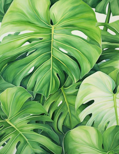 Plakat 50x65cm Tajemnice Liści zdjęcie 1