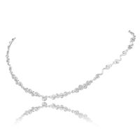 kolia z kryształkami preciosa z kolekcji wedding dream (c8153ag)