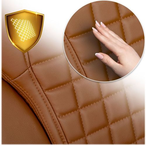 Fotel biurowy Sofotel Batory - brązowy - 240803 na Arena.pl