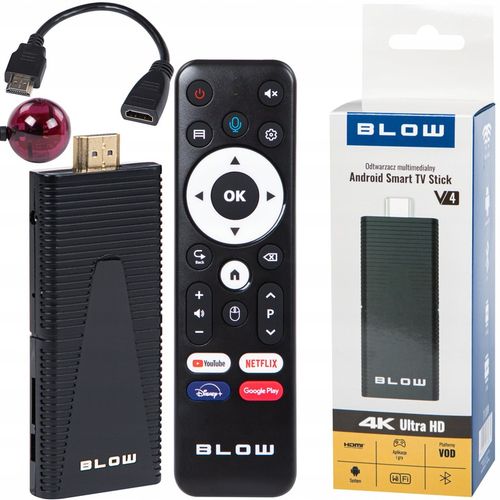 ODTWARZACZ MULTIMEDIALNY SMART TV STICK BOX BLUETOOTH 4K WIFI PRZYSTAWKA na Arena.pl
