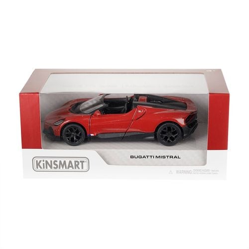 Model 1:36, Bugatti Mistral, czerwony na Arena.pl