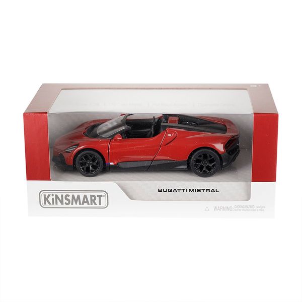 Model 1:36, Bugatti Mistral, czerwony zdjęcie 4