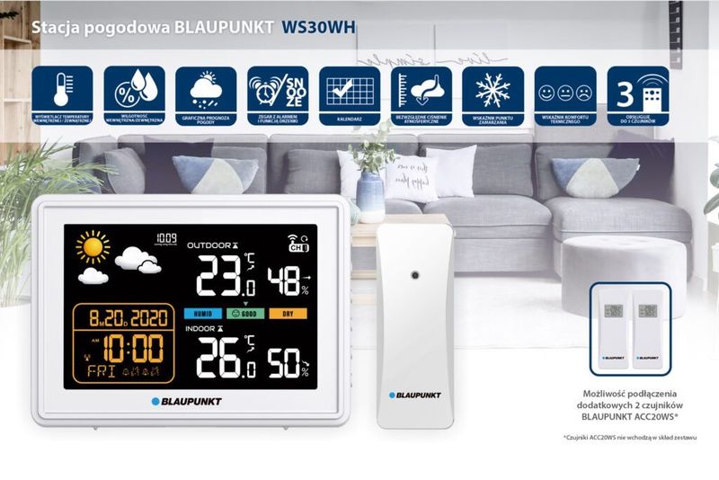 STACJA POGODOWA WS30WH - BP-WS30WH zdjęcie 3