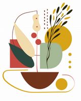 Plakat 40x50cm Harmonia Natury Martwej