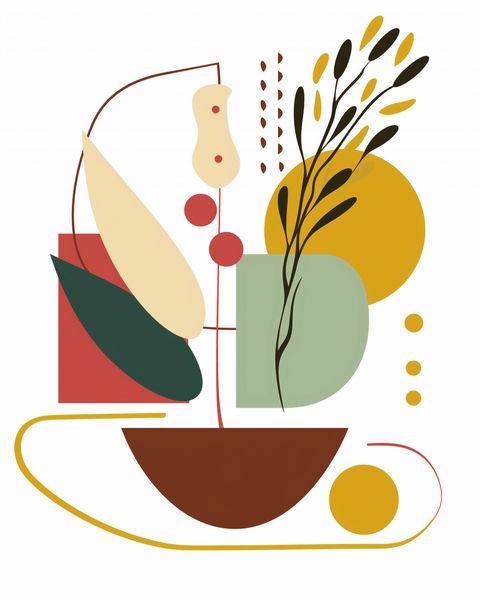 Plakat 40x50cm Harmonia Natury Martwej zdjęcie 1