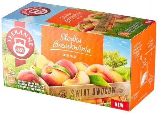 Herbata owocowa Teekanne słodka brzoskwinia x10 na Arena.pl