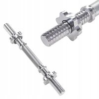 GRYF KRÓTKI DO HANTLI GRYFIK SZTANGIELKA GWINTOWANY ŚRUBOWY STAL 40cm 28 mm