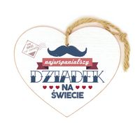 tabliczka serce dziadek