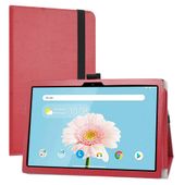 Etui Labanem z Teclast P20hd, wąska obudowa z klapką ze skóry PU, Czerwone