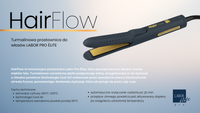 LE008 ELITE PROSTOWNICO LOKÓWKA Turmalinowa prostownica do włosów LABOR PRO ÉLITE