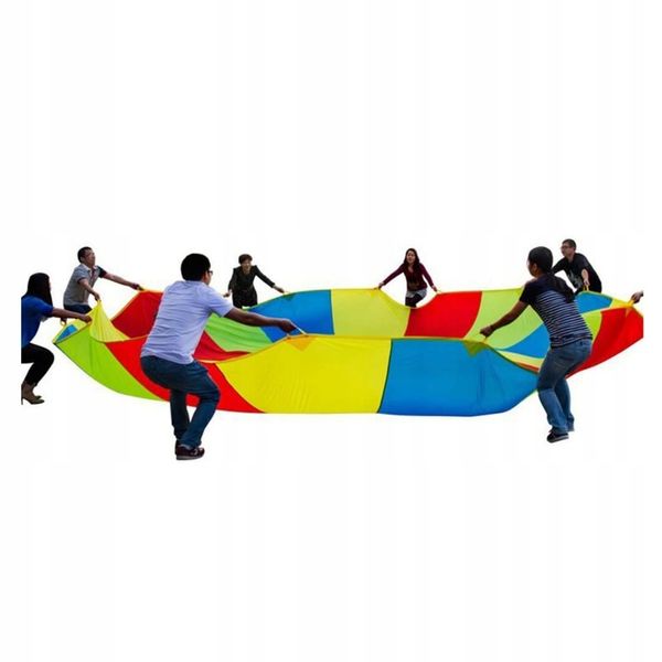 PROFESJONALNA CHUSTA ANIMACYJNA 3m SPADOCHRON + FUTERAŁ zdjęcie 13