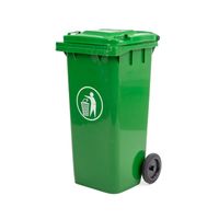 KOSZ NA ŚMIECI 120 L ZIELONY – SZKŁO