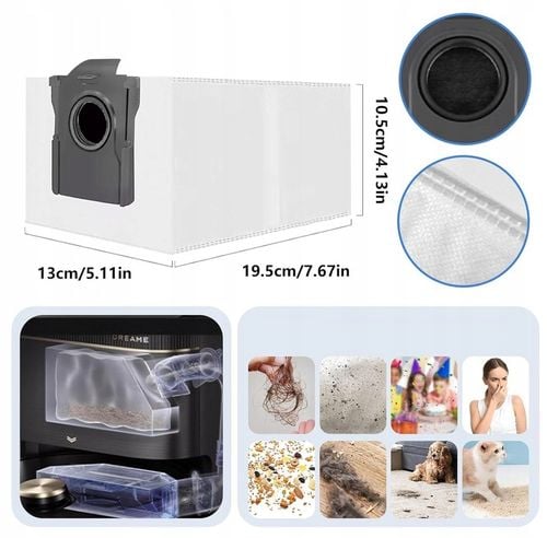 ZESTAW FILTRY SZCZOTKI WORKI DO DREAME X40 ULTRA COMPLETE / X40 PRO / na Arena.pl