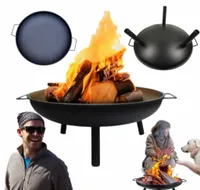 Palenisko Ogrodowe 60 cm do Ogniska Grilla Kociołka Stalowe Bezpieczne Hit